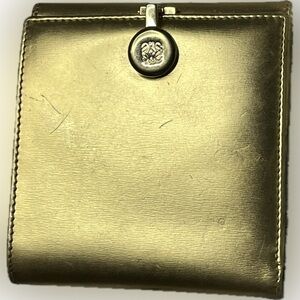 LOEWE Gold Leather Wallet